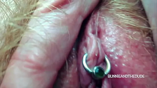 WIFE INSTRUCTS FINGER HAIRY PUSSY SQUIRT ORGASM - BunnieAndTheDude