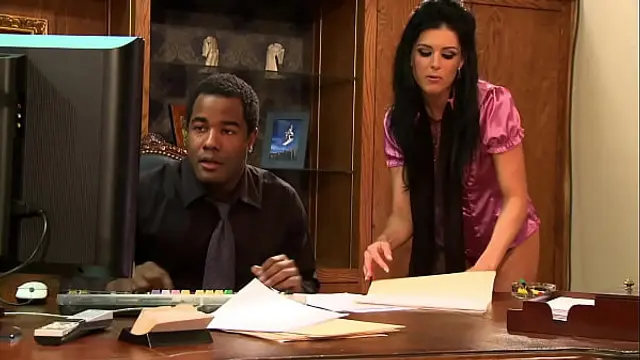 Hot white step mom takes big black dick in her ass