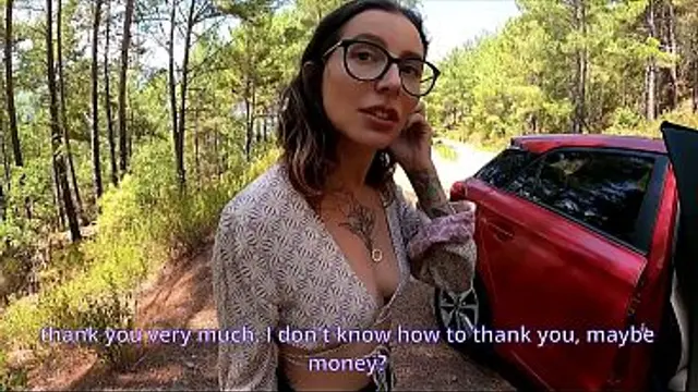 I helped a stranger with her car and Tore her tight&comma; plump Ass&excl;