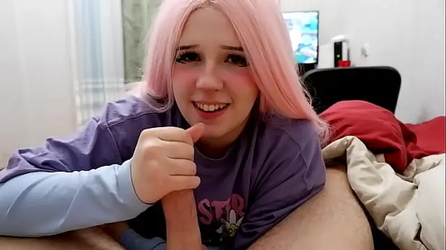 The guy missed the cute mouth of his girlfriend