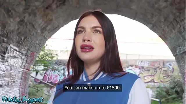 Public Agent Big lips big tits POV blowjob hardcore sex beautiful stranger with perfect body