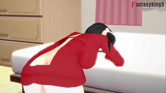 Yor Forger fucking and sucking pov &vert; Spy x Family &vert; Uncensored hentai &vert; Short &lpar;more on red&rpar;