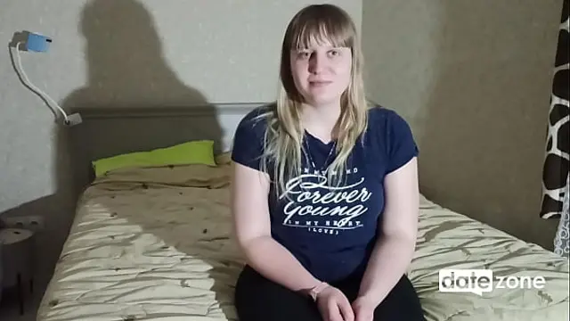 Shy&comma; chubby housewife first time on cam in porn