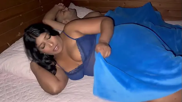 stepfather accidentally mistakes his stepdaughter for his wife&comma; leaving her pussy open and filled with a lot of creampie