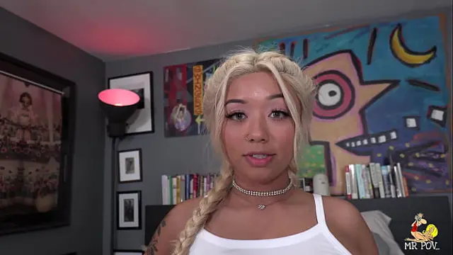 19 year old Gia Dibella loves big dick in her tight&comma; shaved cunt&excl;